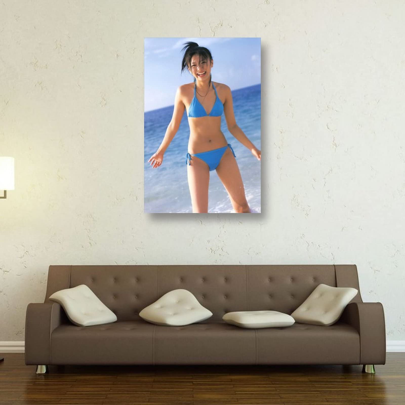 Amazon.co.jp: 榮倉奈々写真ビキニ壁の絵ポスター キャンバス ポスター